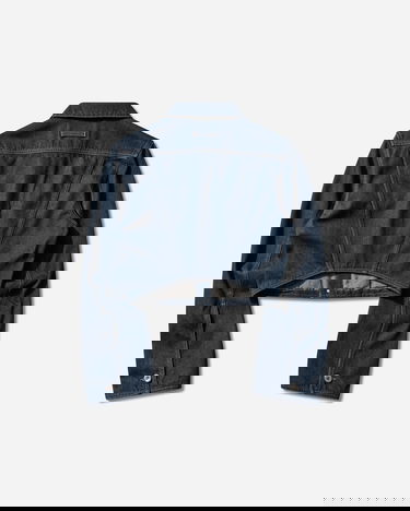 Bunda Jean Paul Gaultier Trompe L'oeil Denim Jacket Modrá | 26-01-W-JA035-D027 57, 2