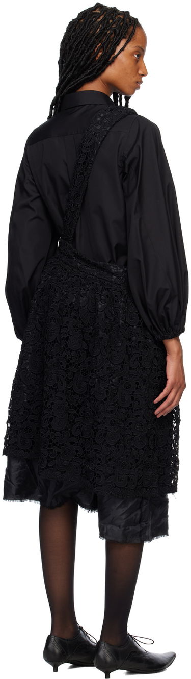 Šaty Comme des Garçons Comme des Garçons Floral Lace Midi Skirt Čierna | RK-A004-051, 2