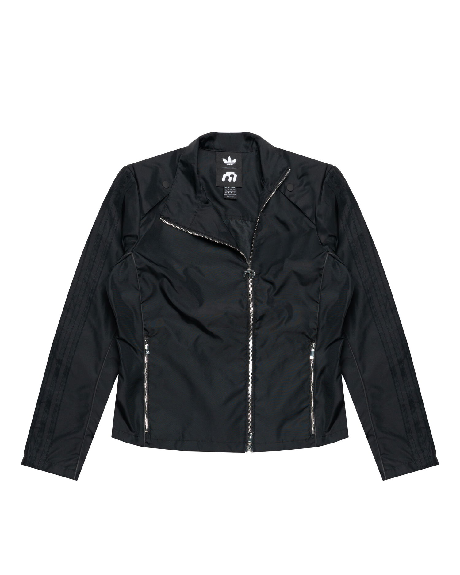 Bunda adidas Originals Originals x Miaou Asymmetrical Zip Jacket Čierna | KA2734, 0