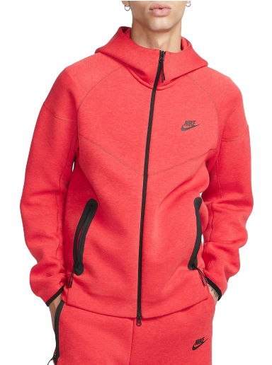 Mikina Nike Tech Fleece Windrunner Červená | fb7921-672