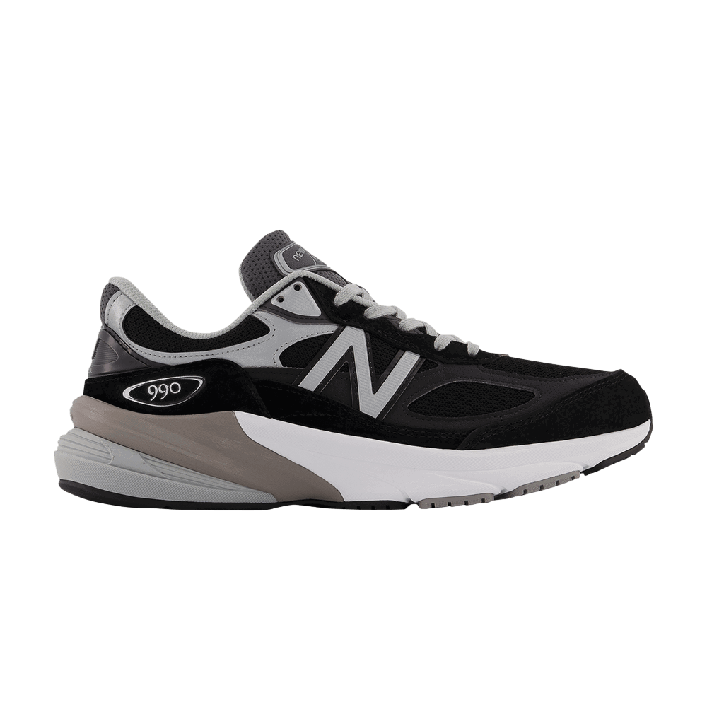 Tenisky a topánky New Balance 990v6 MiUSA Black Grey White (Women's) Čierna | W990BK6, 0