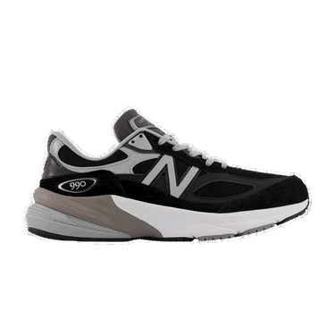 Tenisky a topánky New Balance 990v6 MiUSA Black Grey White (Women's) Čierna | W990BK6, 0