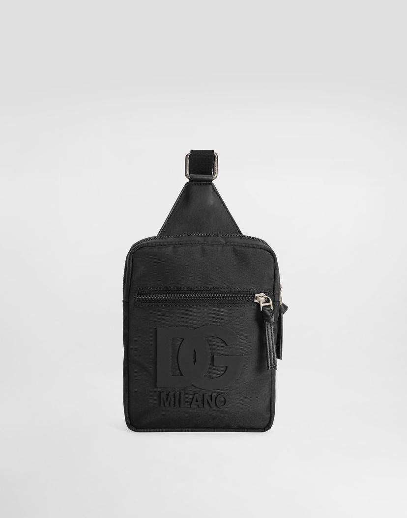 Ľadvinka Dolce & Gabbana Dolce & Gabbana Nylon Crossbody Bag with DG Logo Čierna | EM0142AU92780999