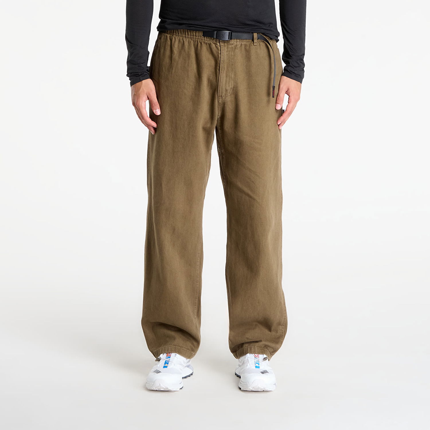 Nohavice GRAMICCI Gramicci Hemp Straight Fit Pants Hnedá | G5FM-P140 SEAFOAM, 0