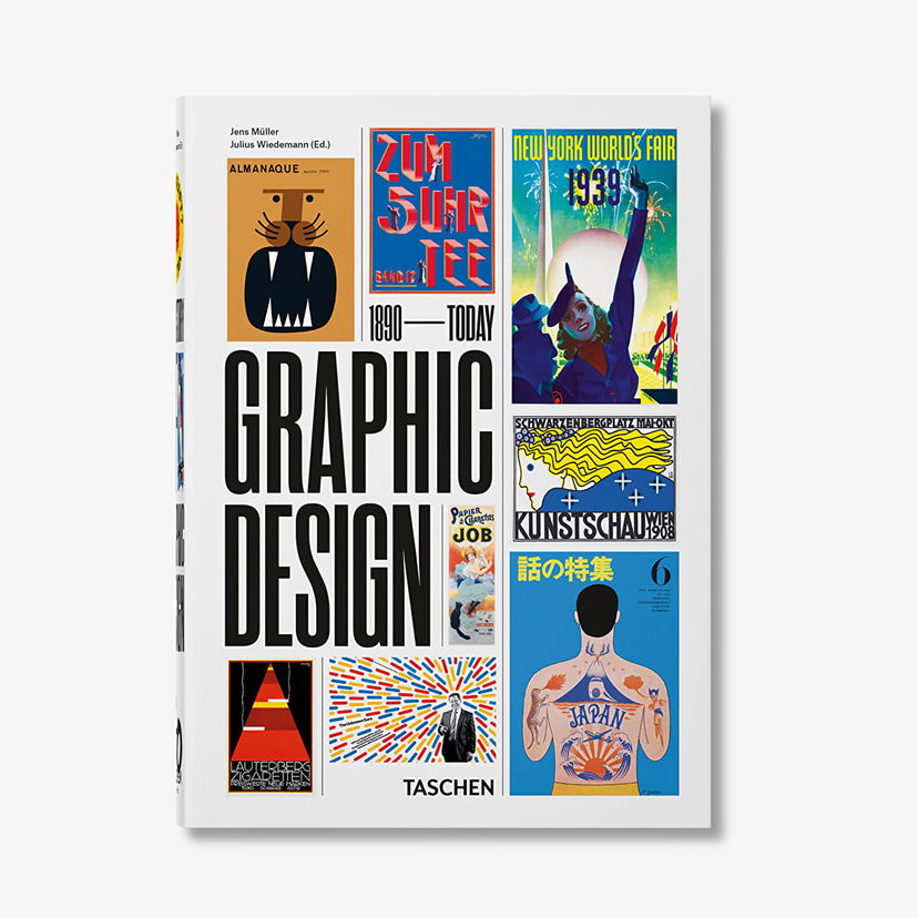 Kniha a časopis TASCHEN History of Graphic Design Book Rôznofarebný | TA588065
