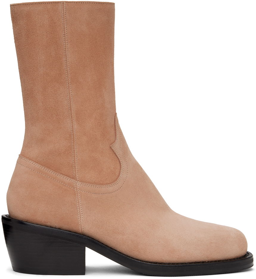 Oblečenie Dries Van Noten Dries Van Noten Beige Zip Boots Oranžová | MS241-753-106, 0