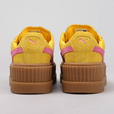 Tenisky a topánky Puma Cleated CreeperSuede Wn's lemon - carmine - vanilla ice Oranžová | 366268 03, 3