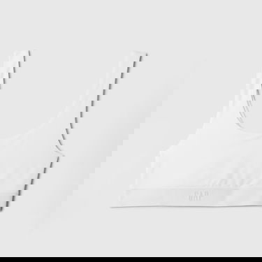 Podprsenka GAP Logo Bralette Biela | 655078-01, 3