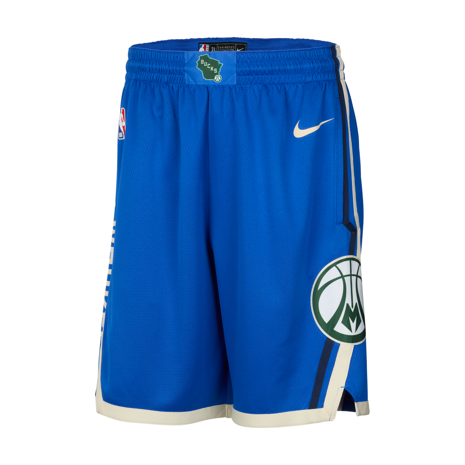 Šortky Nike Dri-FIT NBA Swingman Milwaukee Bucks City Edition 2024/25 Modrá | FQ4413-480, 0