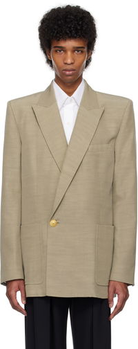 Balmain 1-Button Tailored Blazer