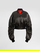 Dolce & Gabbana Oversized Cropped Bomber Jacket