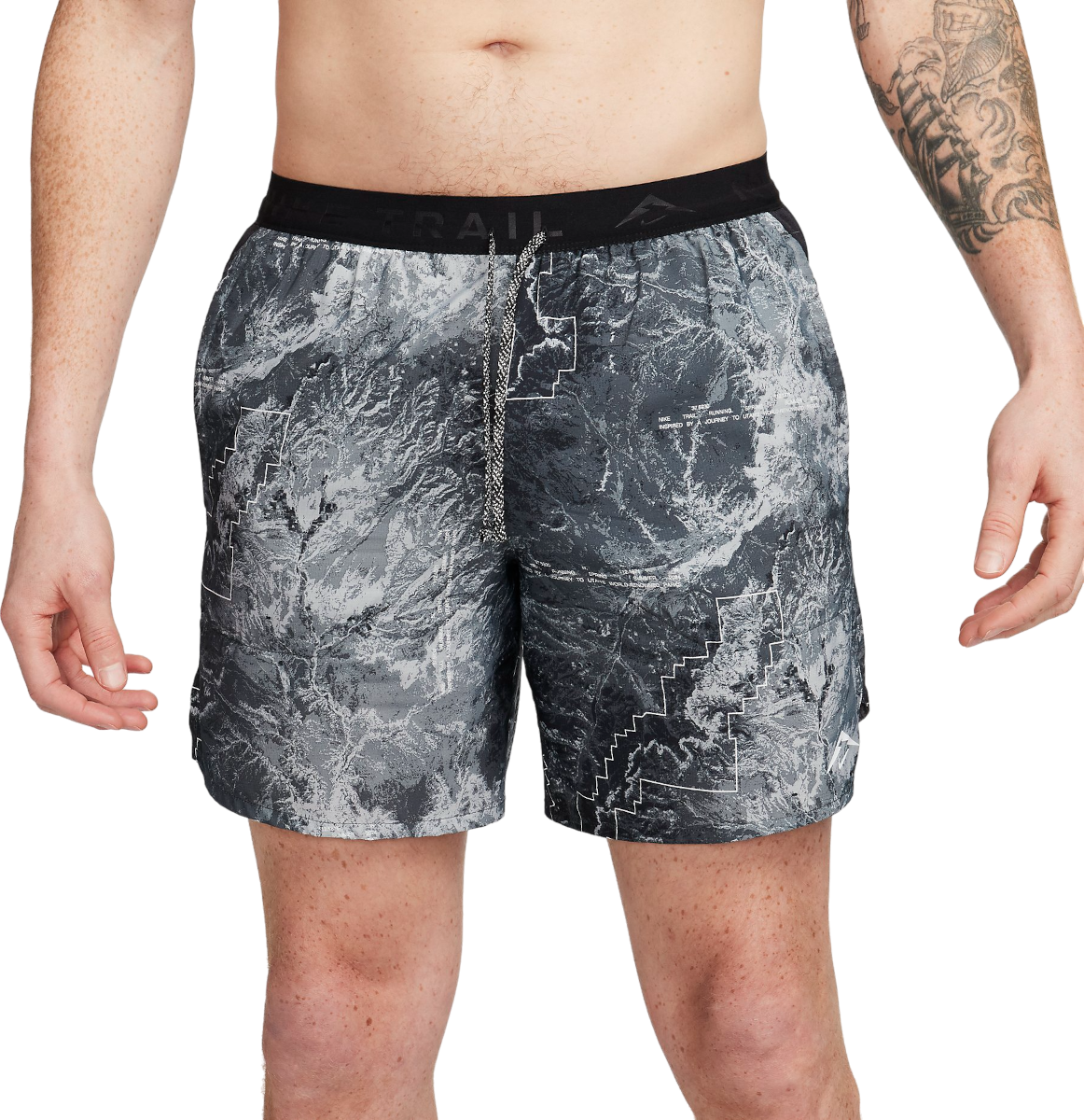 Šortky Nike DF STRIDE 7BF SHORTS AOP Šedá | fn3314-060, 0