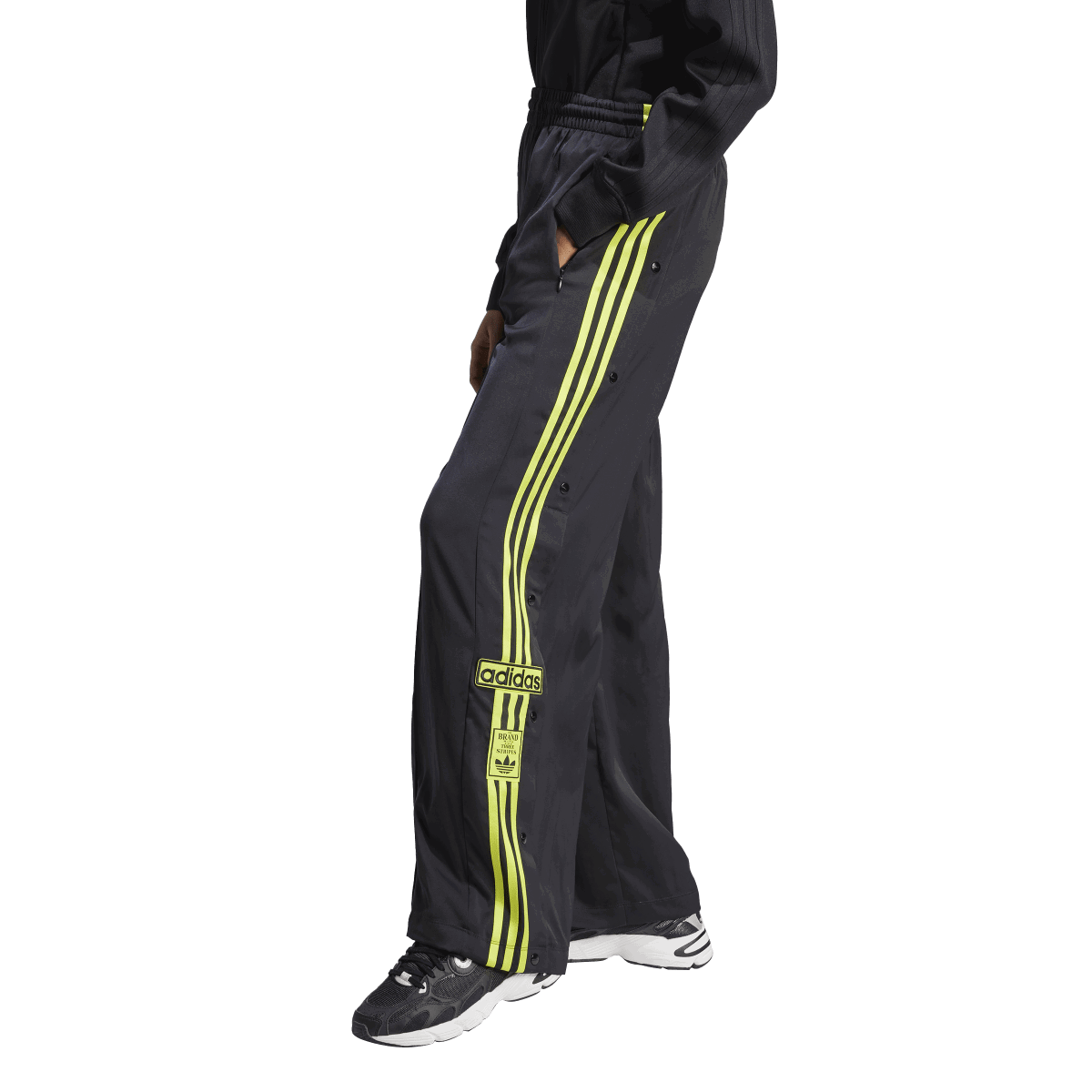 Nohavice adidas Originals Adibreak Satin Wide Leg Pants Čierna | IJ5018, 0