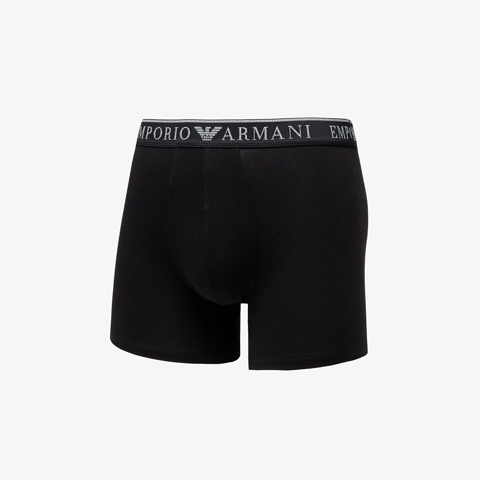 EA7 Men's Knit Trunk 2-Pack Nero/ Nero L