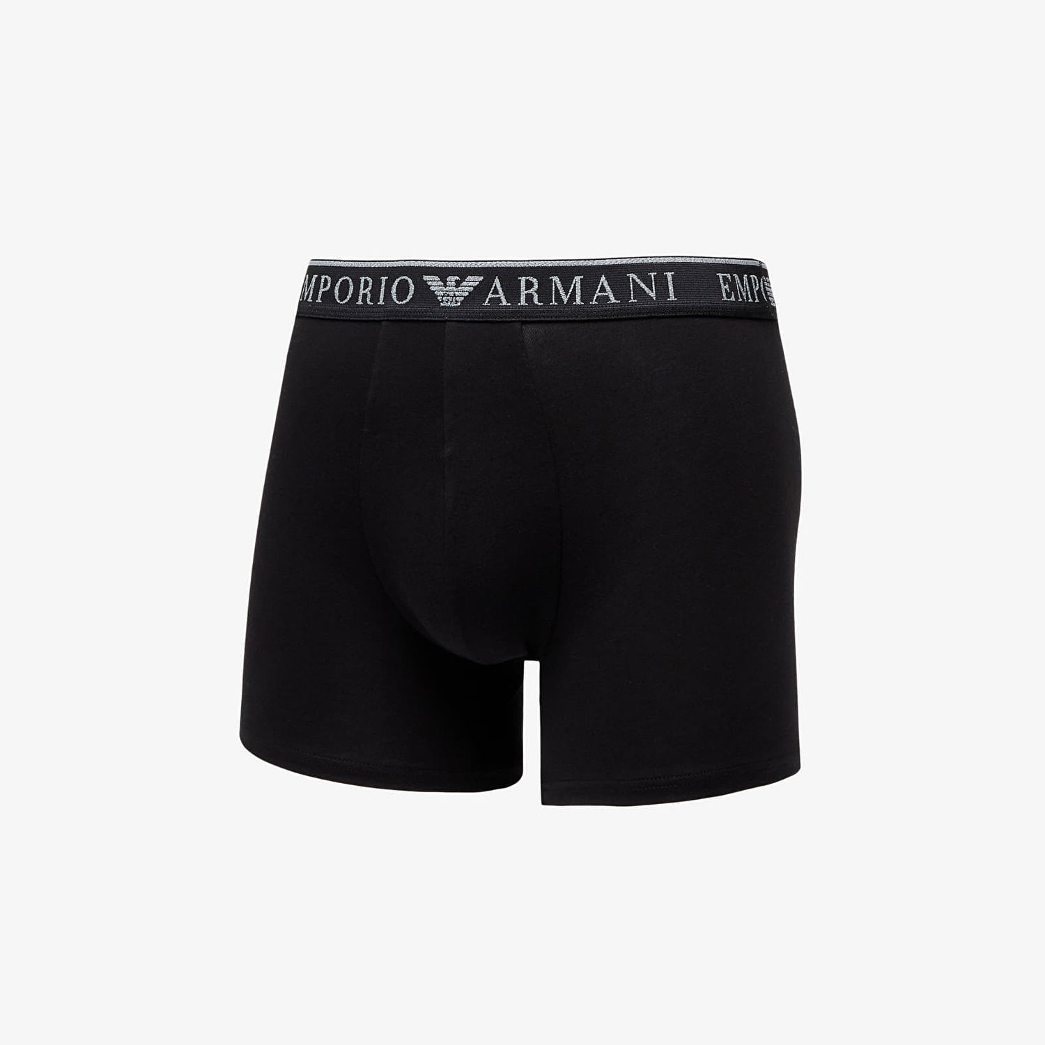 Spodná bielizeň a ponožky Emporio Armani EA7 Men's Knit Trunk 2-Pack Nero/ Nero L Čierna | 111912 4F720 23820, 1