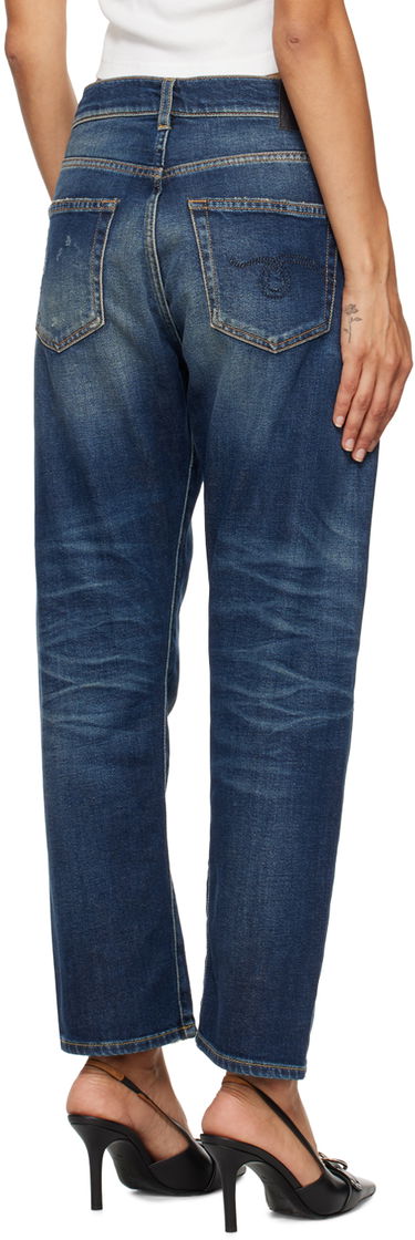 Džínsy R13 R13 Crossover Jeans Modrá | R13W2048-D144C, 2