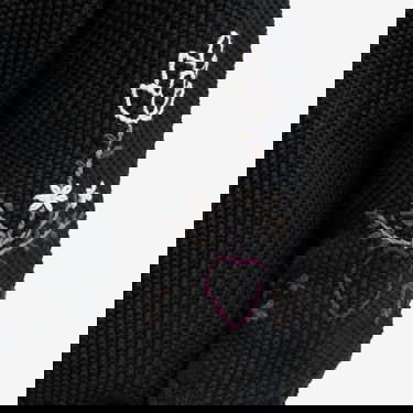Sveter YMC Lotus Knit Cardigan with Floral Embroidery Čierna | Q8XMK-Black, 5
