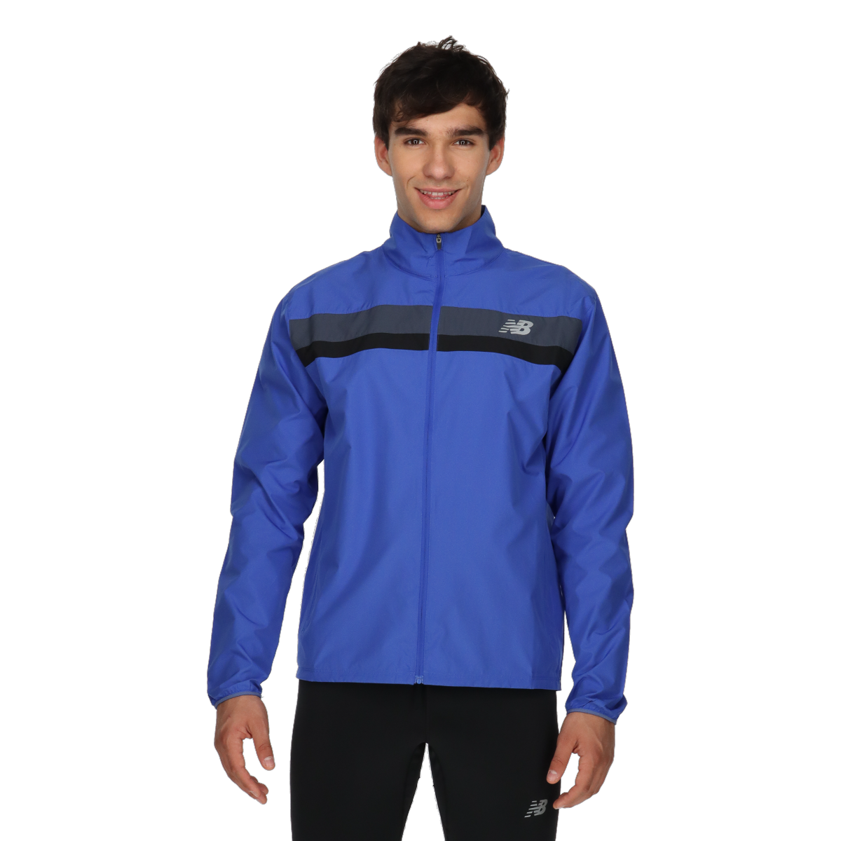 Vetrovka New Balance Lightweight Running Jacket ACCELERATE Modrá | MJ23236-MIB, 0