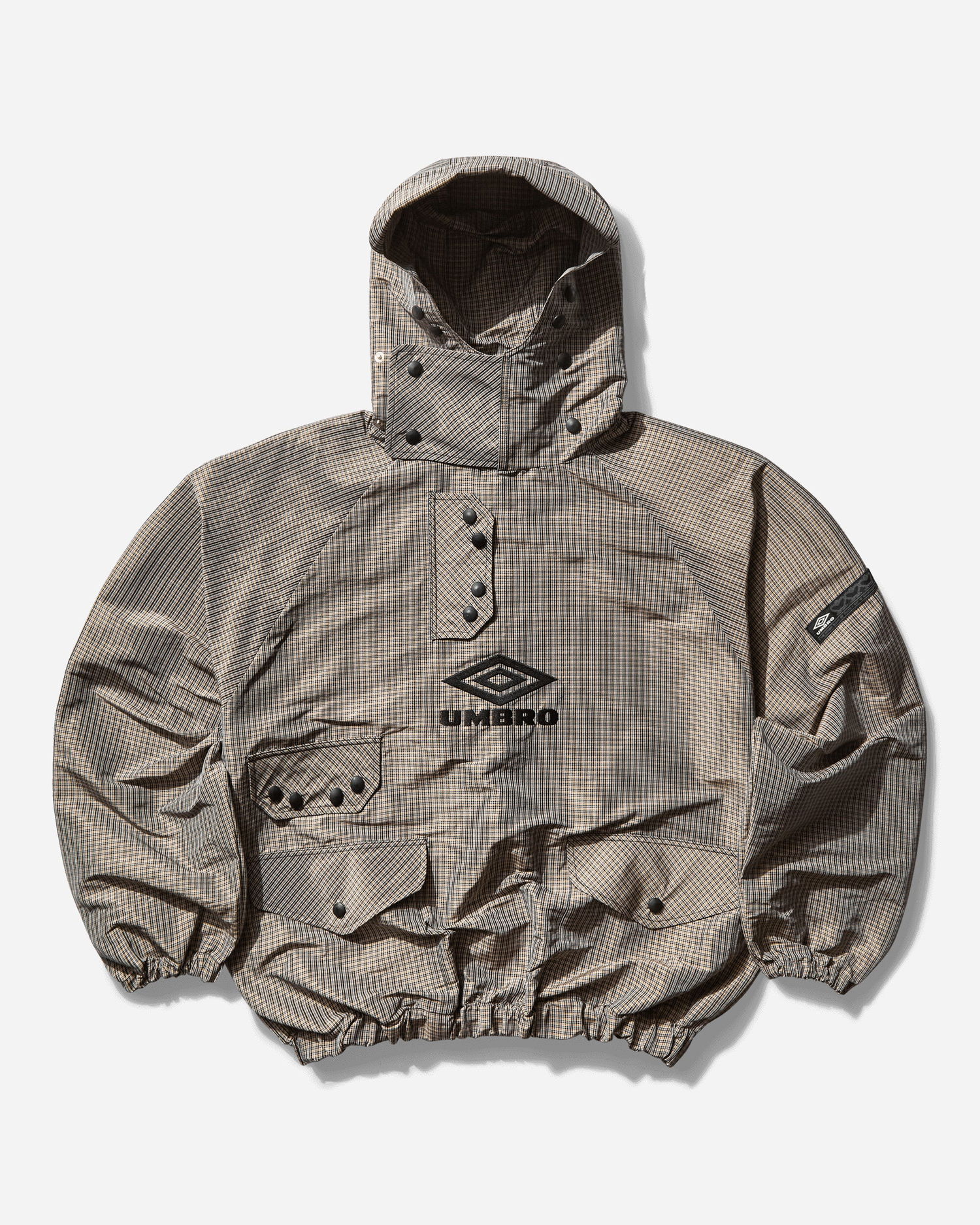 Bunda Umbro Smock Check Anorak Hnedá | UBMW0340FA214 BEG0024, 1