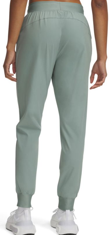 Nohavice Under Armour Under Armour UA Rival Hi Rise Woven Pants Zelené | 1382727-348, 1
