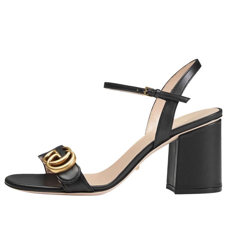 Tenisky a topánky Gucci Gucci G Heel Sandals Čierna | 453379-A3N00-1000, 0
