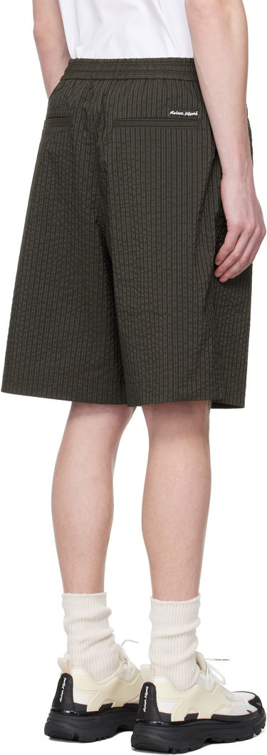 Šortky MAISON KITSUNÉ Maison Kitsuné Elasticated Bermuda Shorts Zelené | OM01406WC5032, 2