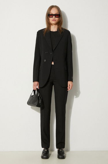 Bunda KENZO Virgin Wool Waisted Blazer Čierna | FE62VE2549GE.99, 1