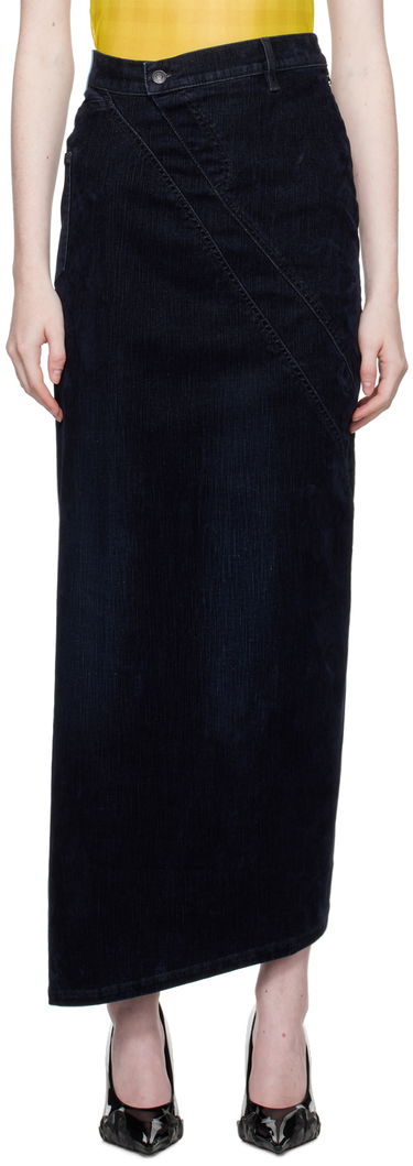 Sukňa Ottolinger Ottolinger Multiline Maxi Denim Skirt Navy | 1702110, 0