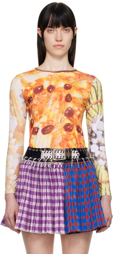 Tričko Chopova Lowena Chopova Lowena 'Dinner's Served' Fitted Jersey T-Shirt Rôznofarebný | 2306, 0