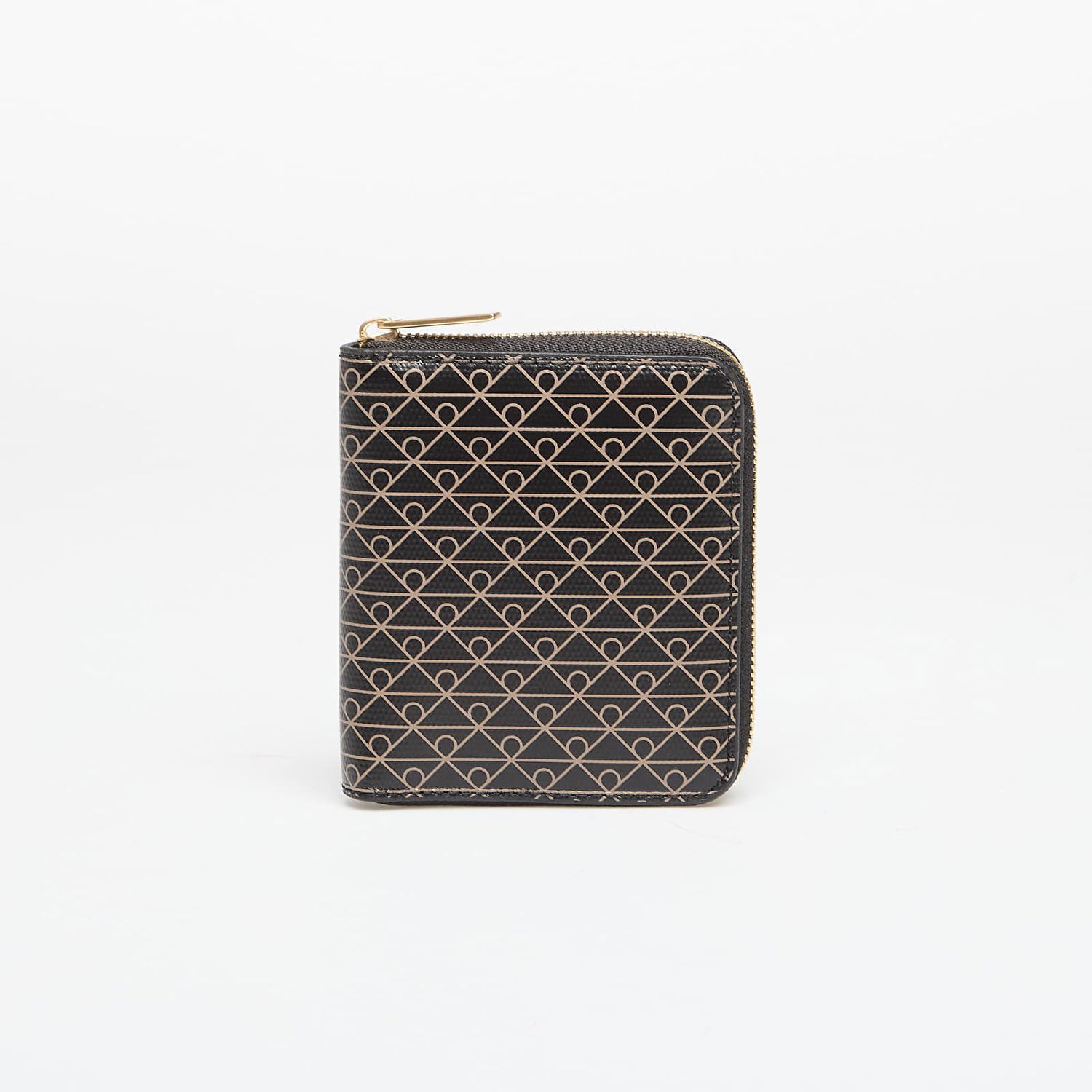 Peňaženka CALVIN KLEIN Calvin Klein Emblem Aop Square Zip Around Wallet Čierna | LV04F1089G 2XA, 1