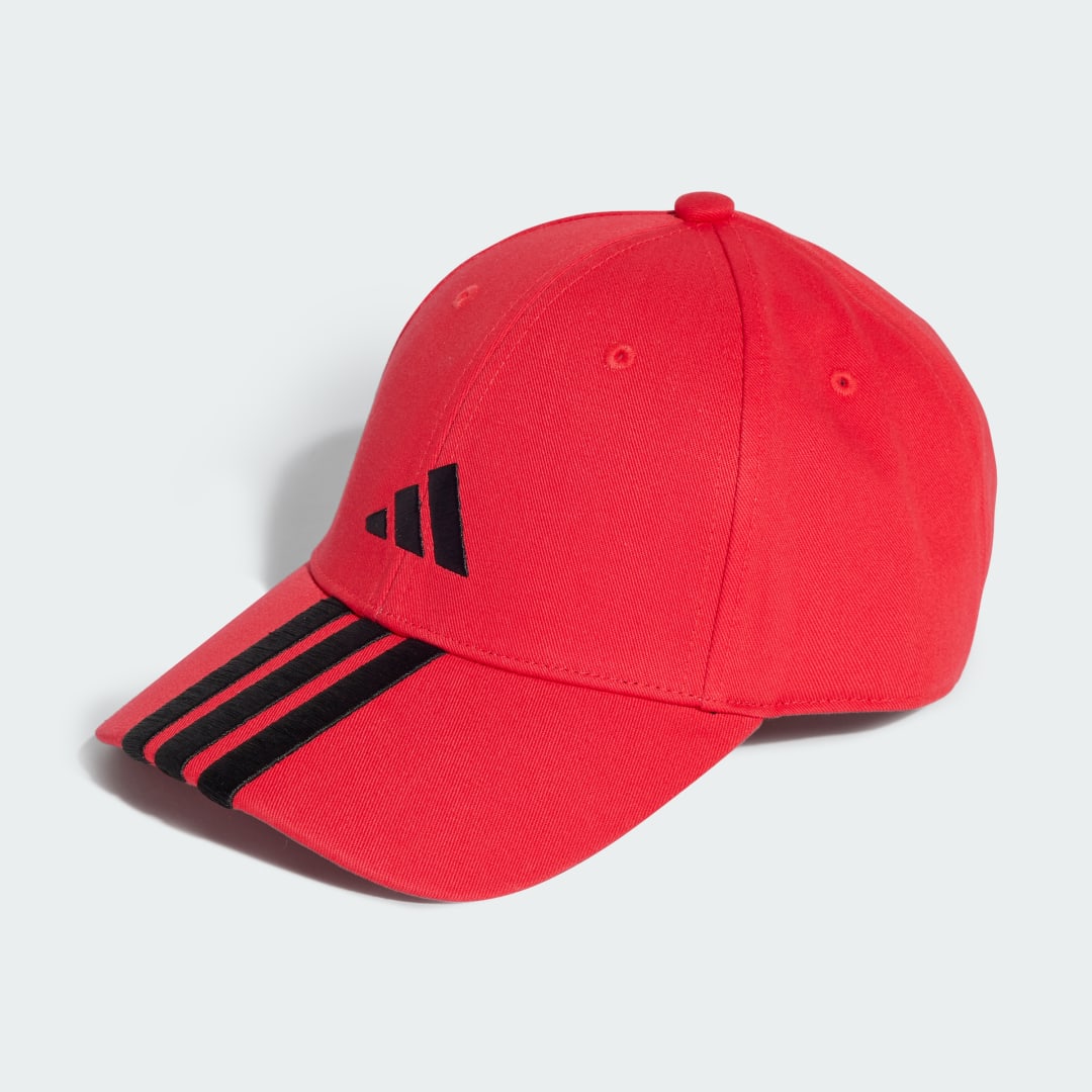 Šiltovka adidas Performance 3-Stripes Baseball Cap Červená | JP0387, 0