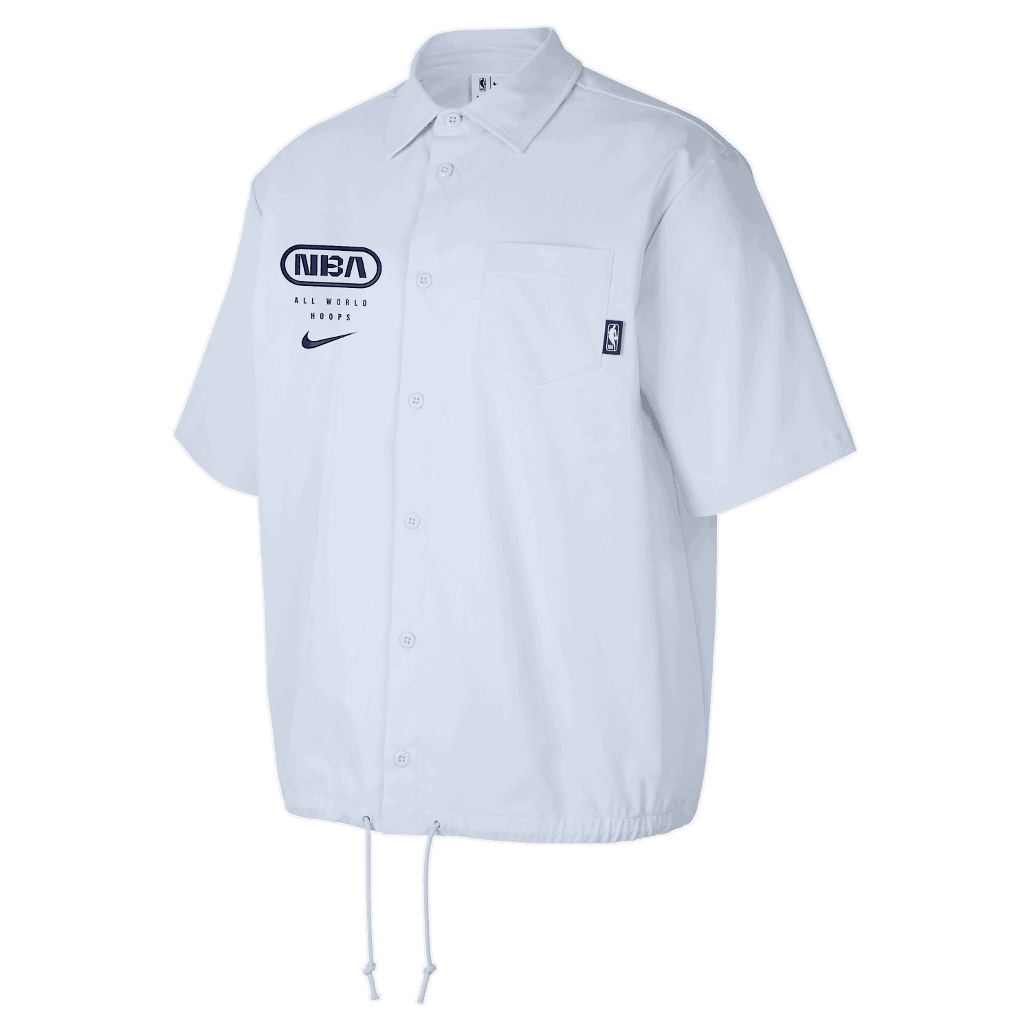 Košeľa Nike NBA Team 31 Club Woven Short Sleeve Shirt Biela | FZ7510-085, 1