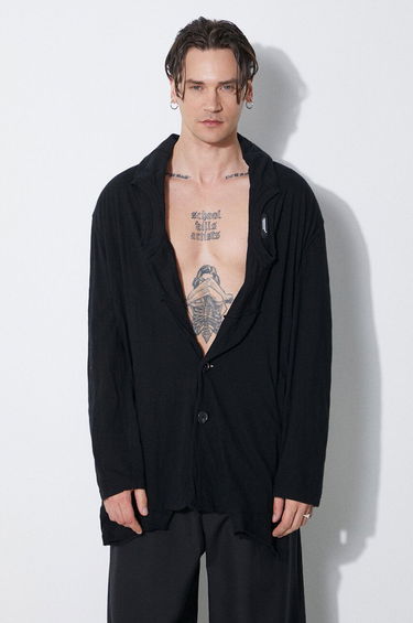 Mikina UNDERCOVER Undercover Hooded Cardigan Čierna | UC1D4102, 3