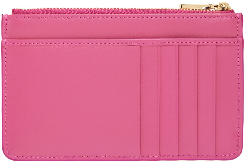 Pink Embossed Card Holder