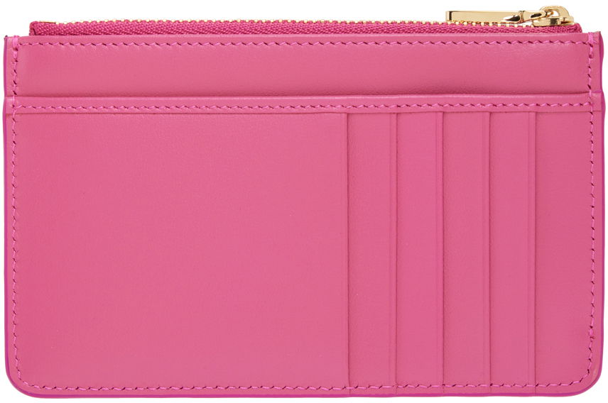 Peňaženka Dolce & Gabbana Pink Embossed Card Holder Ružová | BI1261AG081, 1
