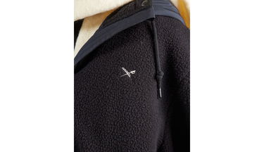 Bunda Irie Daily Arctik Hooded Fleece Long Jacket Navy | 965D111-700, 3
