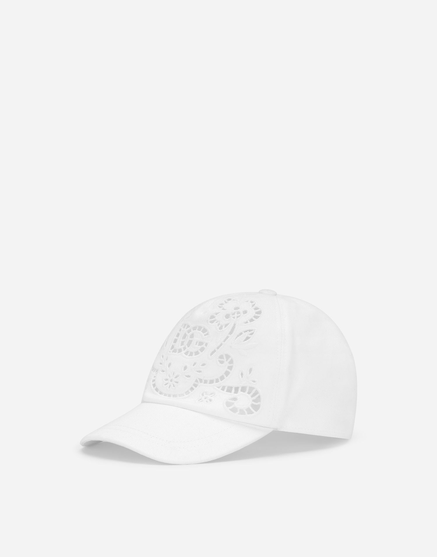 Šiltovka Dolce & Gabbana Dolce & Gabbana Laser Cut Baseball Cap Biela | LB5H12G7B7AW0800, 0