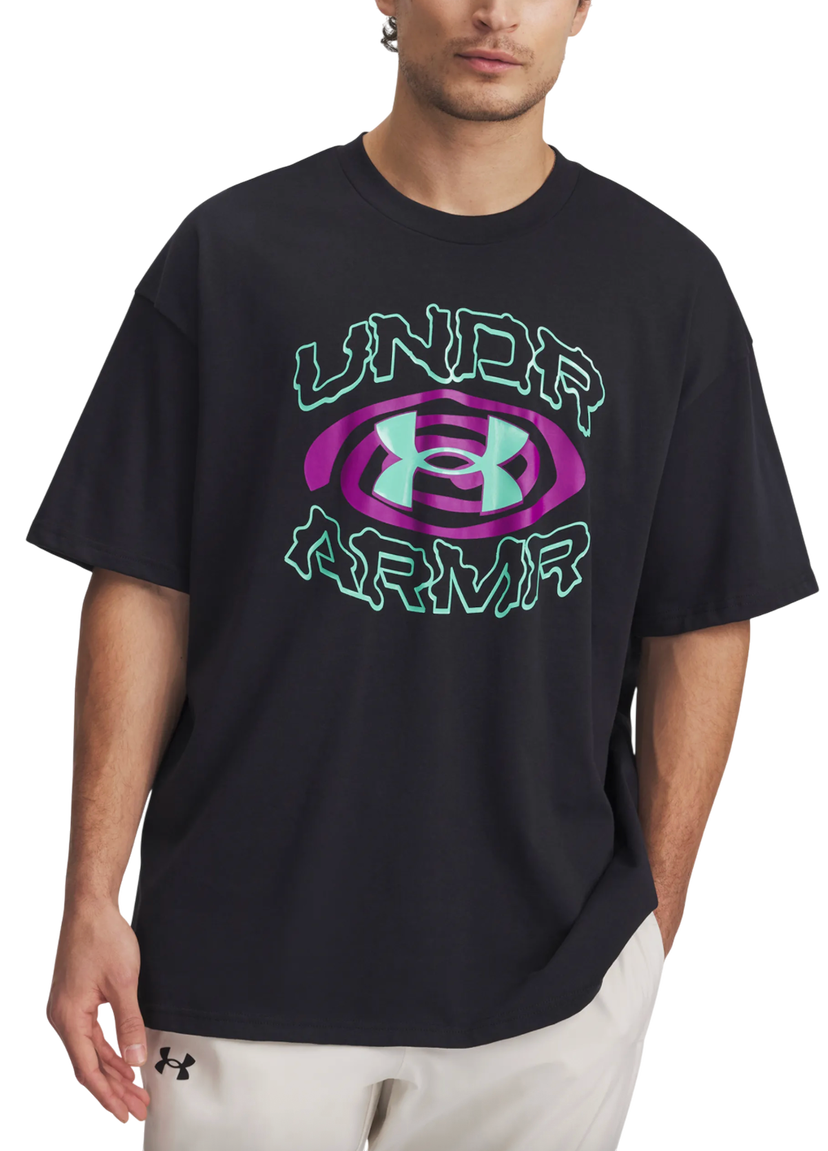 Tričko Under Armour Hoops Hoopnotic Heavyweight Short Sleeve T-Shirt Čierna | 1390190-001