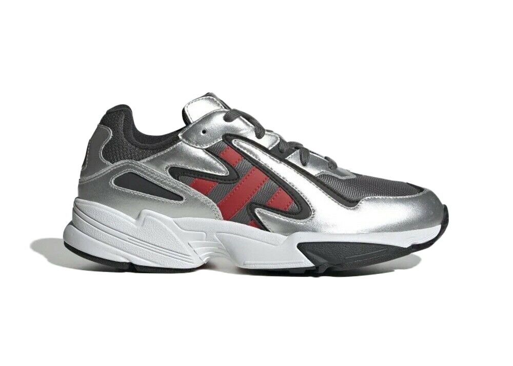 Tenisky a topánky adidas Originals Yung-96 Chasm Silver Metallic Scarlet Metalická | EE7240, 0