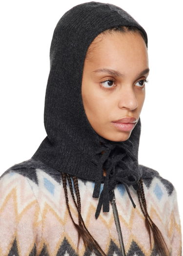 Sveter GANNI GANNI Cashmere Blend Knit Balaclava Hood Rôznofarebný | A6483, 1