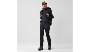 Nohavice FJÄLLRÄVEN Keb Trousers Čierna | F89898-550, 1