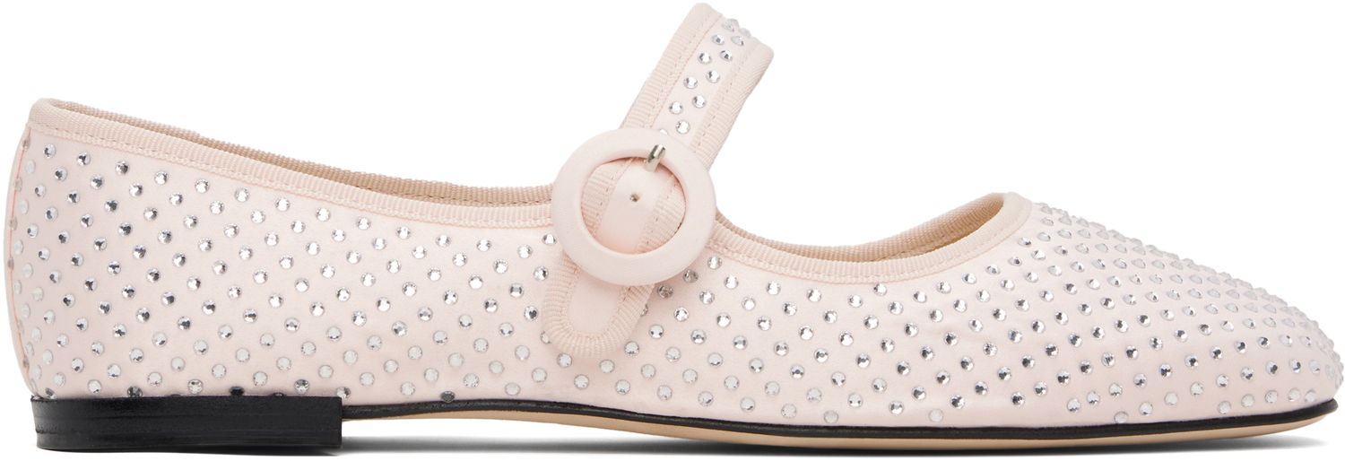 Šaty Repetto Repetto Georgia Mary Jane Ballerina Flats Ružová | VX4194SATSTD, 0
