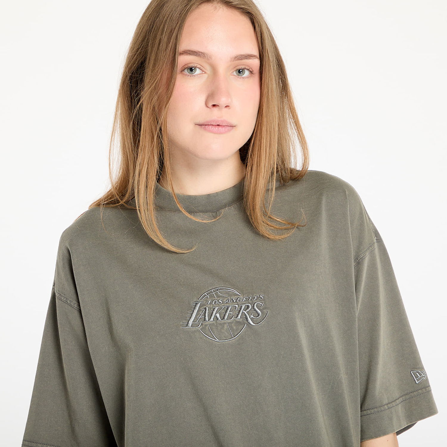 Tričko New Era New Era Los Angeles Lakers Washed Box T-Shirt Zelené | 60667862, 1