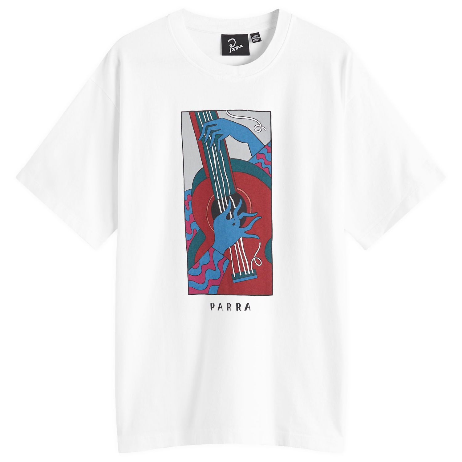 Tričko By Parra Strings Graphic T-Shirt White Biela | 52306, 0