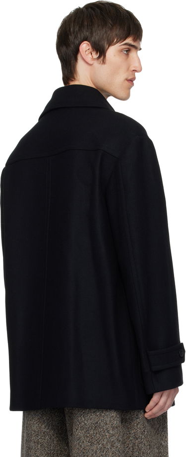 Kabáty Dries Van Noten Single-Breasted Wool Coat Čierna | 252-020239-2216, 2