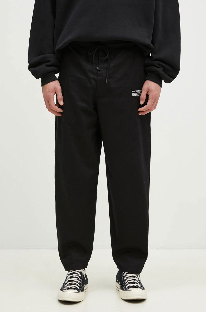 Tepláky Neighborhood NEIGHBORHOOD Easy Pants Čierna | 242TSNH.PTM02