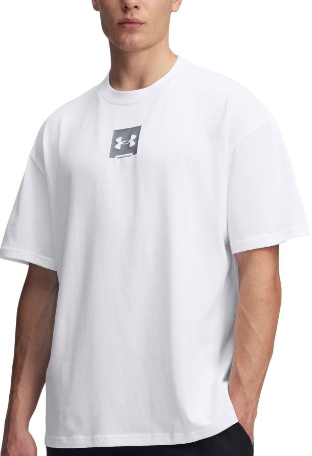 Tričko Under Armour Under Armour HW OS SM BOX Short Sleeve T-Shirt Biela | 1386803-101