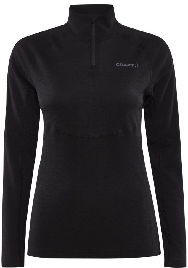 Sveter Craft Craft ADV Wool Merino HZ Long Sleeve T-Shirt Čierna | 1914107-999000, 0