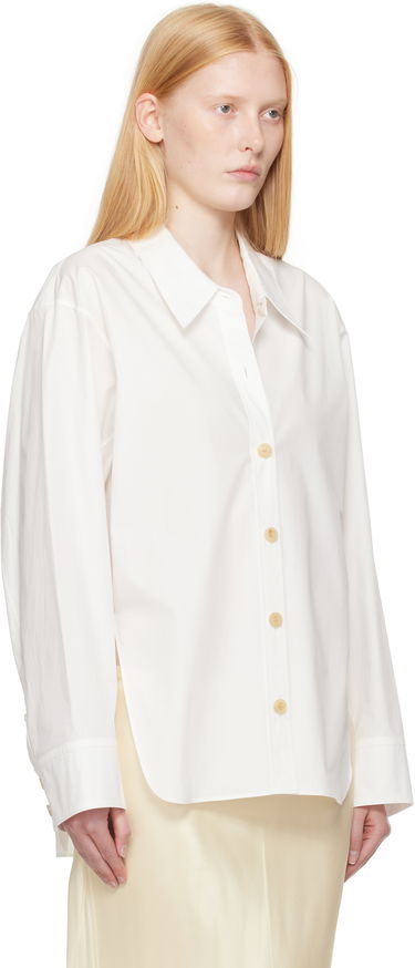 Košeľa Khaite Khaite Herschel Button-Down Shirt Biela | 2379195, 1