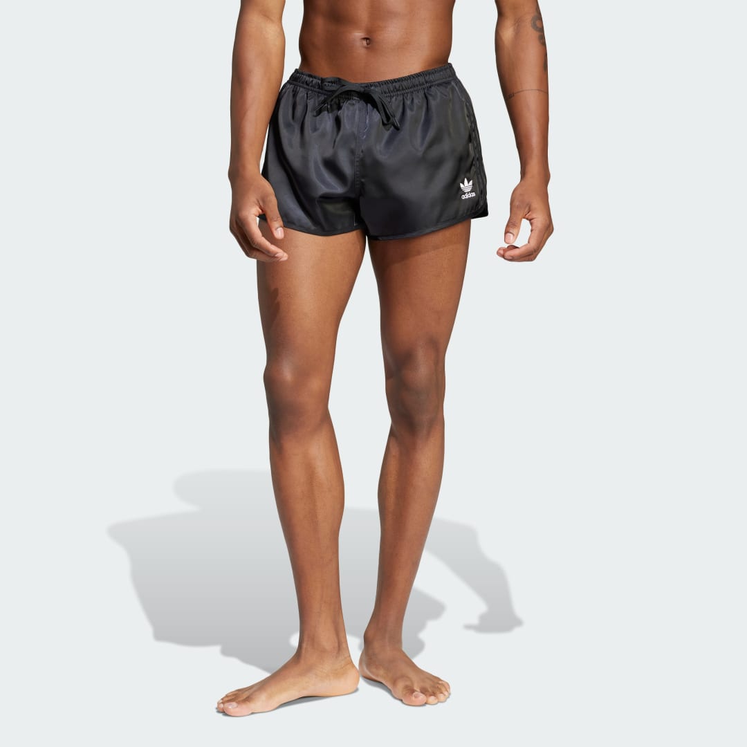 Šortky adidas Performance Adicolor 3-Stripes 2-Inch Swim Shorts Čierna | JD0901, 0